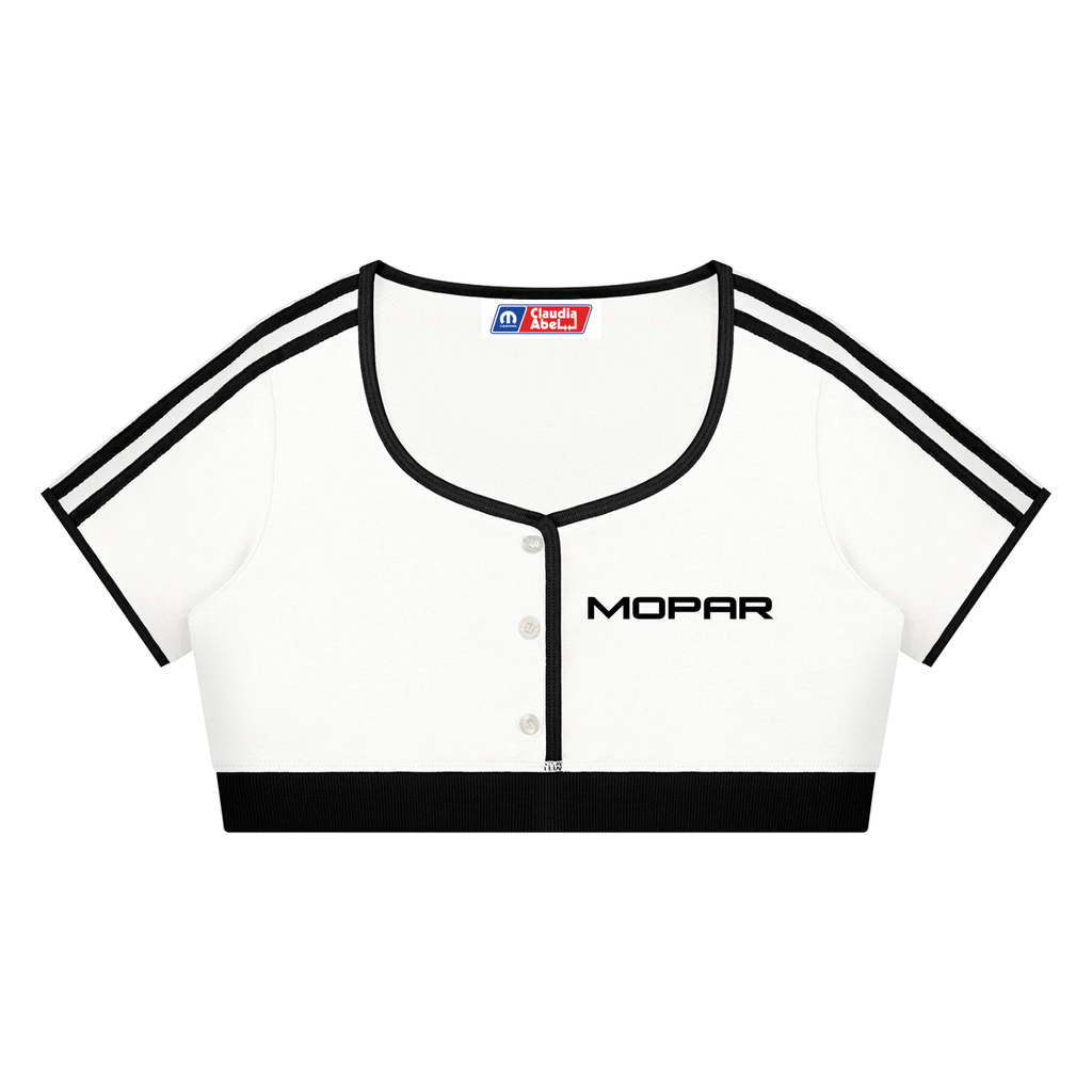 Women’s Mopar Ringer Crop Top