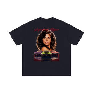 Legends of Mopar T-Shirt | Claudia Abel Miss Direct Connection 1984 | Vintage Muscle Car Graphic Tee | Mopar Gift | Plymouth Cuda Dodge Challenger Road Runner Shirt