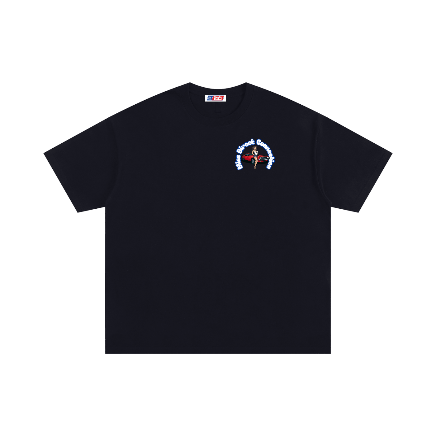Blue Miss Direct Connection “Scan Me” QR Code Tee – My Store