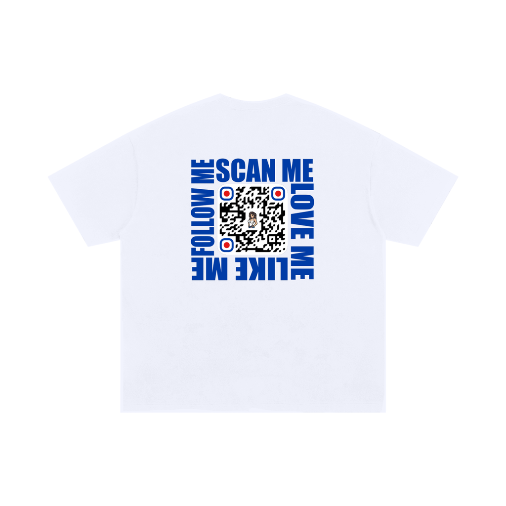 Blue Miss Direct Connection “Scan Me” QR Code Tee
