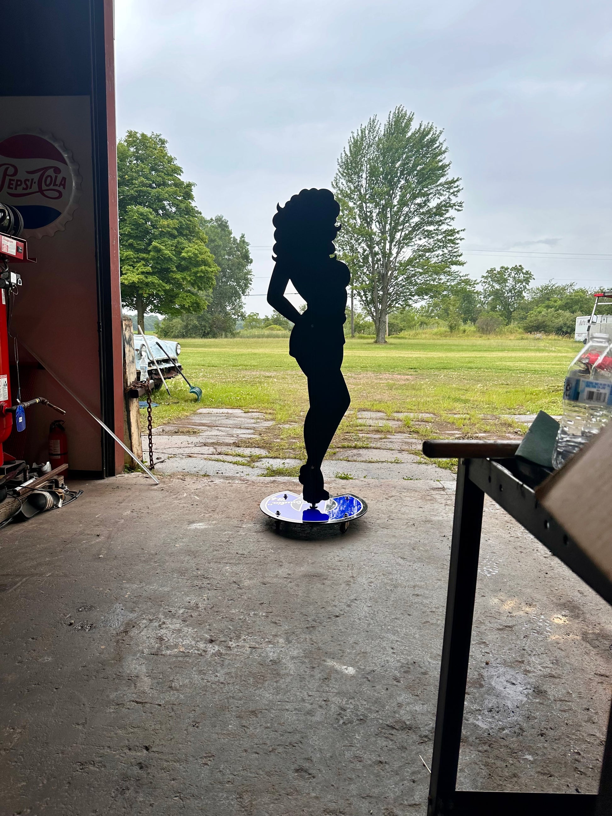 Miss Direct Connection 1984 Life-Size Steel Stand-Up