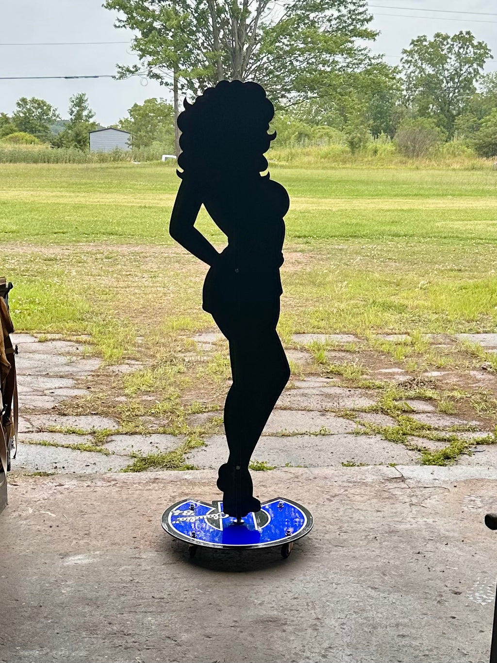 Miss Direct Connection 1984 Life-Size Steel Stand-Up - Claudia Abel ...
